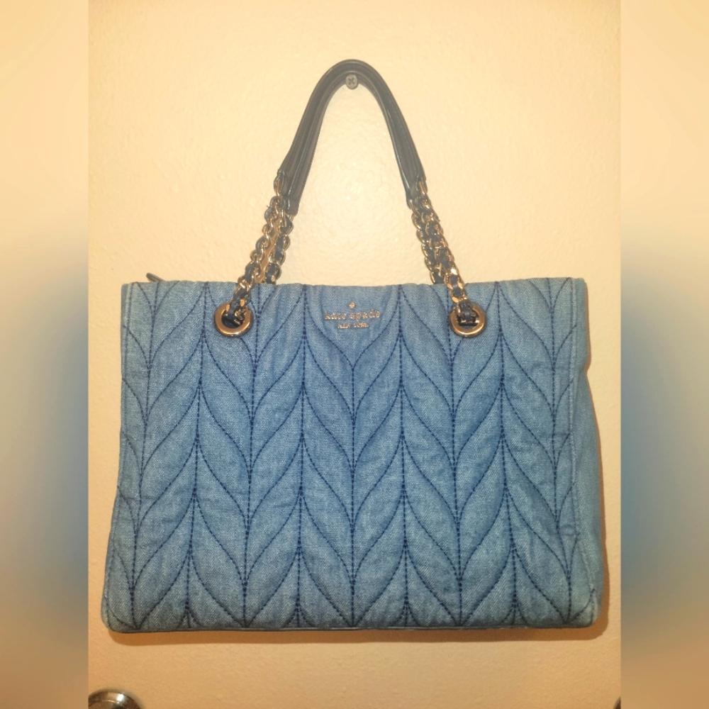 Kate Spade New York Meena Briar Quilted Denim purse
